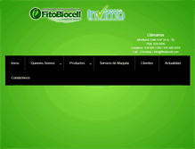Tablet Screenshot of fitobiocell.com
